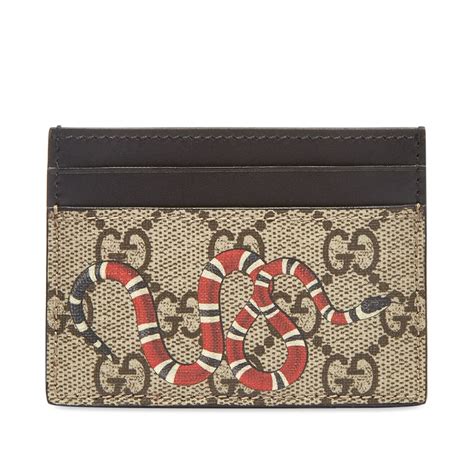 card holder gucci snake|card holder money clip gucci.